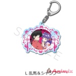 Tv Anime Ranma 1/2: Acrylic Key Chain L (Ranma & Shampoo)