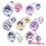 Tv Anime Ranma 1/2: Chapon! Trading Chibi Character Acrylic Keychain 1Box 7Pcs