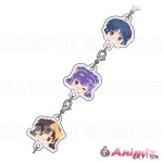 Tv Anime Ranma 1/2: Chocotte! Triple Acrylic Key Chain Akane