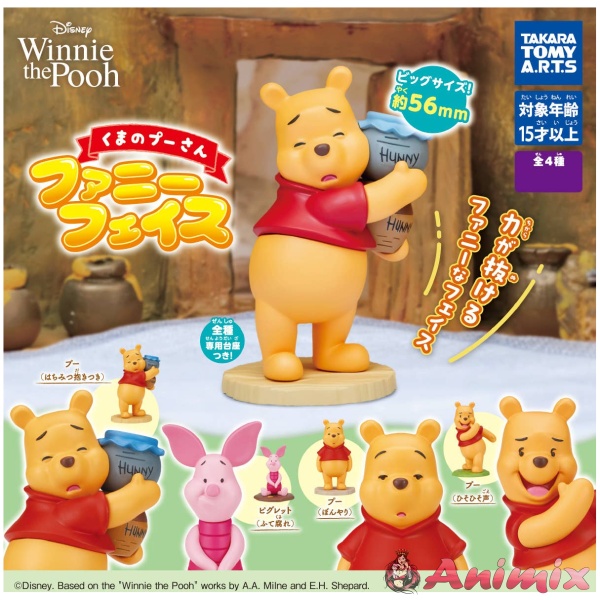 Winnie the Pooh Funny Face: 1Box (6pcs)
