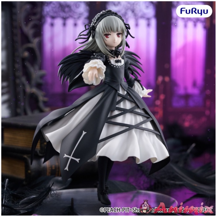 amu-shp3839_02 Rozen Maiden Trio-Try-iT Suigintou Figure - Image 1