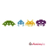 nanoblock NBCC_108 Space Invaders Invaders (Reissue)