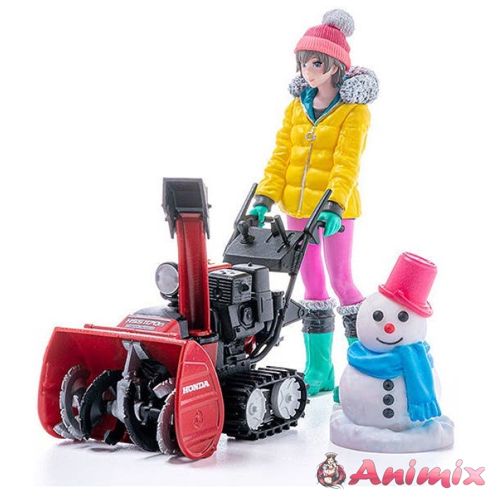 1/20 PLAMAX MF-62: minimum factory Minori with Honda Small Snow Plow HSS1170n (JX) (Rerelease) - Image 2