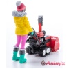 1/20 PLAMAX MF-62: minimum factory Minori with Honda Small Snow Plow HSS1170n (JX) (Rerelease) - Image 3