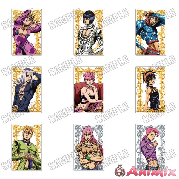 Anime Jojo's Bizarre Adventure: Golden Wind: Acrylic Block Collection [Re] Vol.1: 1Box (9pcs)