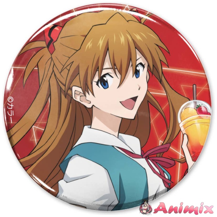 Evangelion: Original Illustration Of Asuka Shikinami Langley 65Mm Can Badge Evangelion: Original Illustration Of Asuka Shikinami Langley 65Mm Can Badge