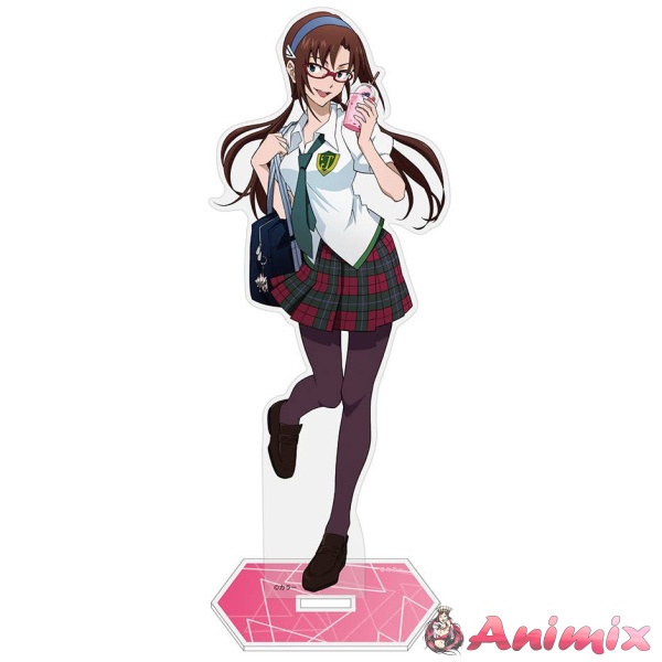 Evangelion: Original Illustration Of Mari Illustrious Makinami Acrylic Stand (Large) Uniform Ver.