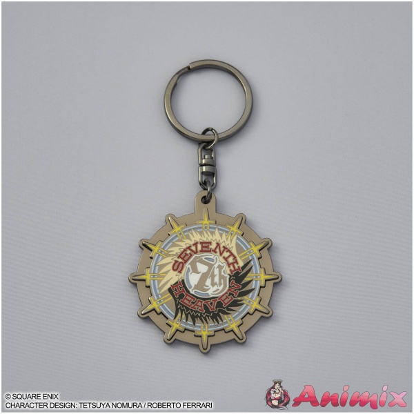 Final Fantasy VII Rebirth: Metal Keychain Seventh Heaven (Reissue)