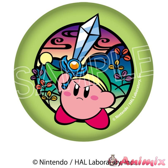 Kirby Of The Stars: Paper Cutout Series Washi-Style Can Badge G Sword Kirby Of The Stars: Paper Cutout Series Washi-Style Can Badge G Sword