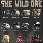 MR.BONE Blind Box The Wild One Dogs 1Box 9pcs