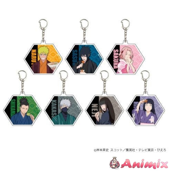 Naruto: Shippuden: Acrylic Keychain Vol.01: Eating Around Ver.: 1Box (7pcs)