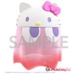PacMan x Sanrio Characters Chibi Collect Figure Deluxe Ghost Hello Kitty Clear Color ver.
