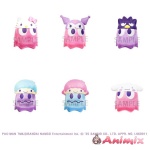 Pacman x Sanrio Characters Chibi Collect Figure Vol.2 Clear Color ver.: 1Box (6pcs)
