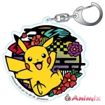 Pokemon Kirie Series Acrylic Keychain Pikachu B (Reissue)