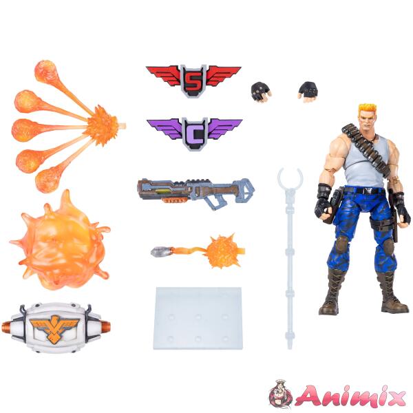 1/12 Contra Operation Garga Exquisite Basic Action Figure Bill Reiser