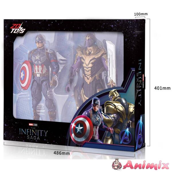 14-Inch Figure Series Set of 2 - Captain America & Thanos