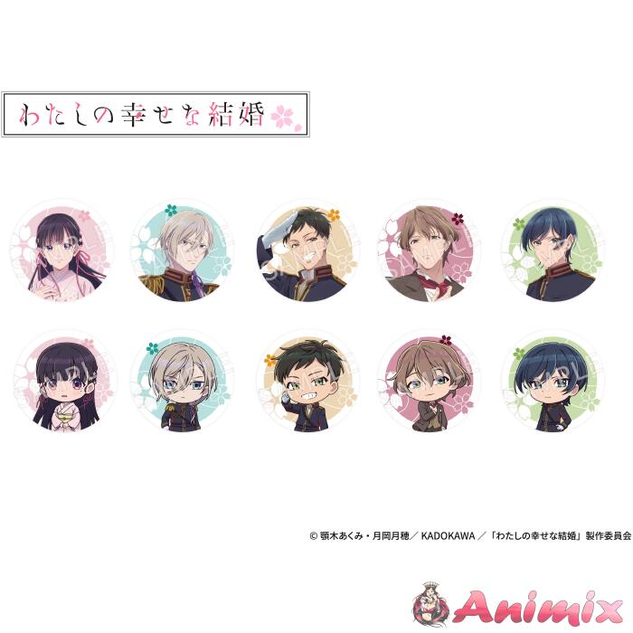 AFORCE x DRAGON HORSE My Happy Marriage Trading Can Badge 1Box 10pcs - Image 3
