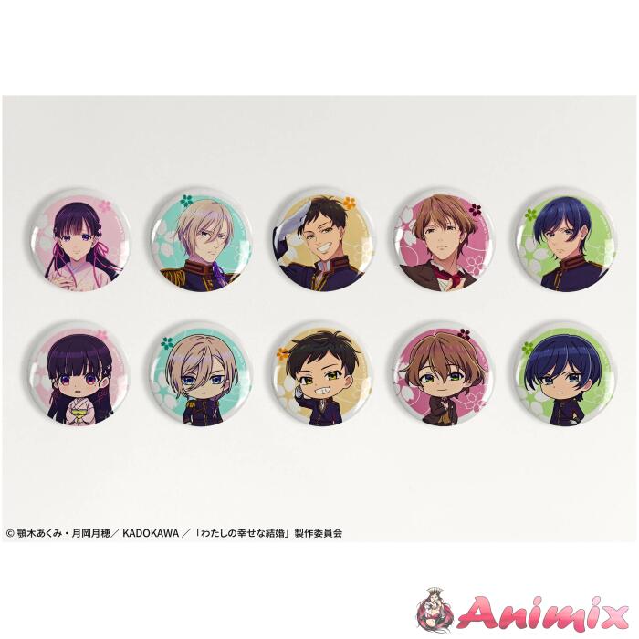 AFORCE x DRAGON HORSE My Happy Marriage Trading Can Badge 1Box 10pcs AFORCE x DRAGON HORSE My Happy Marriage Trading Can Badge 1Box 10pcs