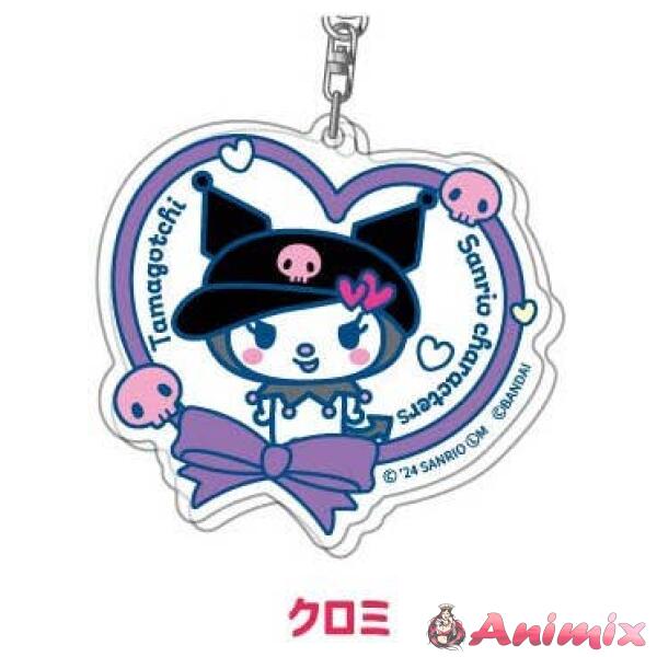 Acrylic Keychain Tamagotchi x Sanrio Characters 04 Kuromi