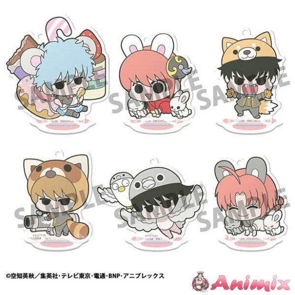 Acrylic Stand Gintama Prince Hata's Animal Paradise: 1Box (6pcs)