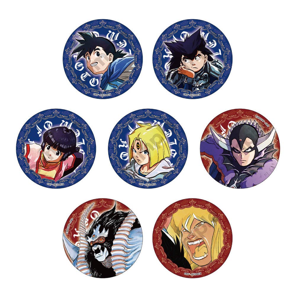 Dragon Quest Biography: Emblem of Roto: Can Badge 1Box 7pcs