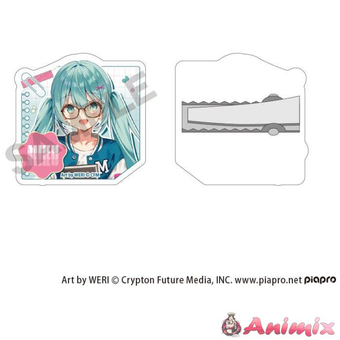 Hatsune Miku: Acrylic Hair Clip Hatsune Miku Glasses Style - Image 2