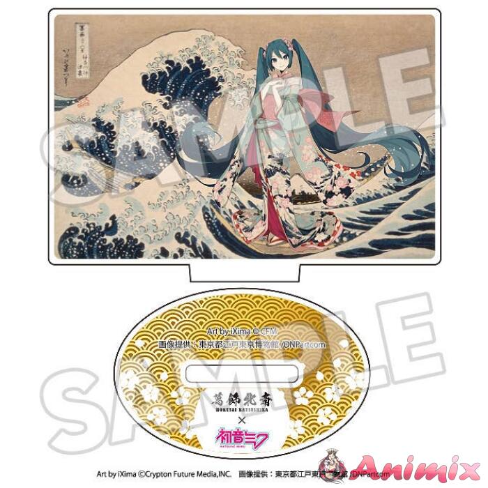 Katsushika Hokusai x Hatsune Miku Acrylic Stand: 1Box (8pcs) - Image 4