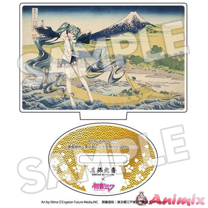Katsushika Hokusai x Hatsune Miku Acrylic Stand: 1Box (8pcs) - Image 6
