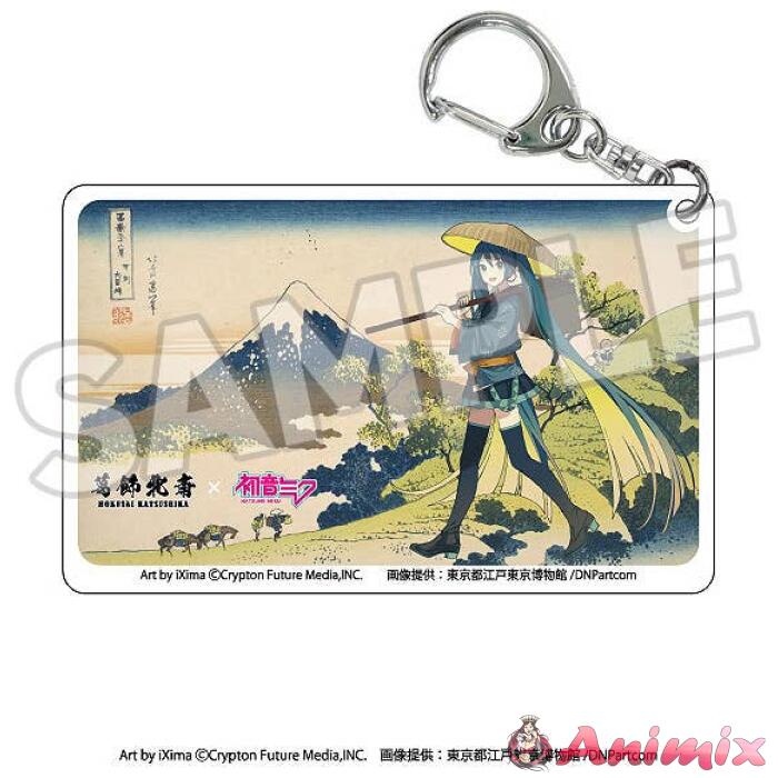 Katsushika Hokusai x Hatsune Miku Clear Acrylic Keychain: 1Box (8pcs) - Image 7