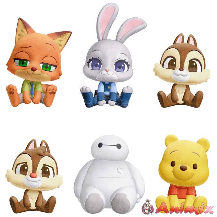 Mofu-Kyun Sitting Doll Disney Characters: 1Box (10pcs) Mofu-Kyun Sitting Doll Disney Characters: 1Box (10pcs)