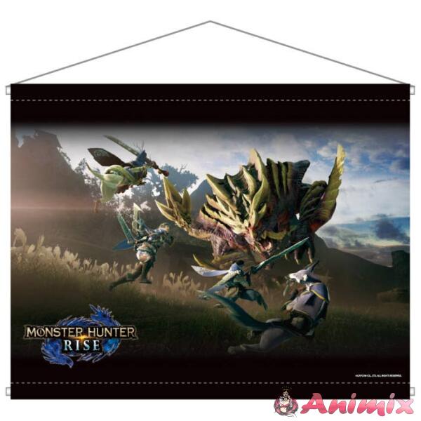 Monster Hunter Rise B2 Tapestry 1. Main Visual