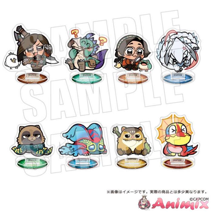 Monster Hunter Wilds x Bukubu: Small Acrylic Stand Vol.1: 1Box (8pcs) Monster Hunter Wilds x Bukubu: Small Acrylic Stand Vol.1: 1Box (8pcs)