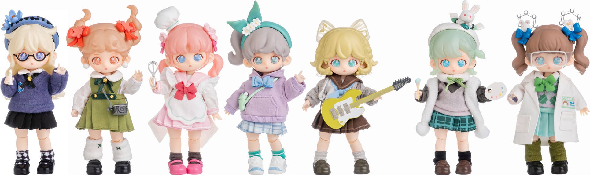 TEENNAR High School Club Series Trading Doll: 1Box (6pcs)