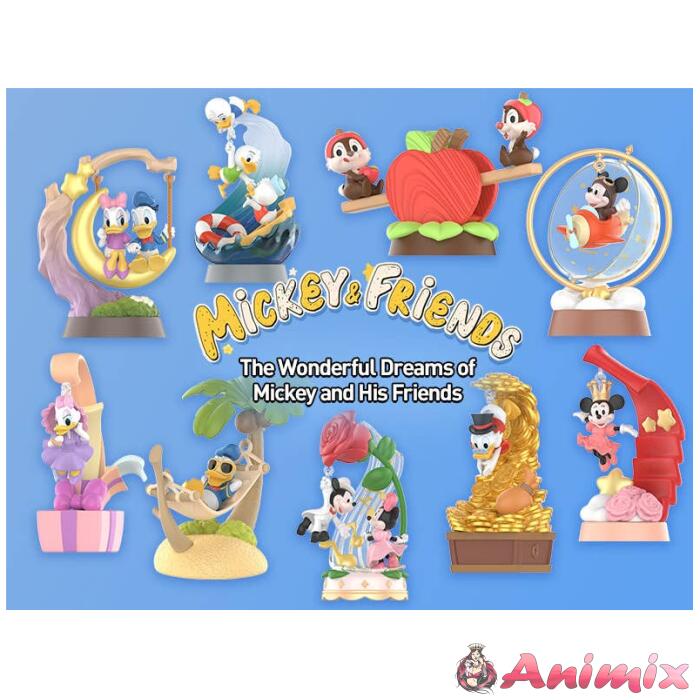 The Wonderful Dreams of Mickey and His Friends Series Scene Set 1Box 8pcs The Wonderful Dreams of Mickey and His Friends Series Scene Set 1Box 8pcs