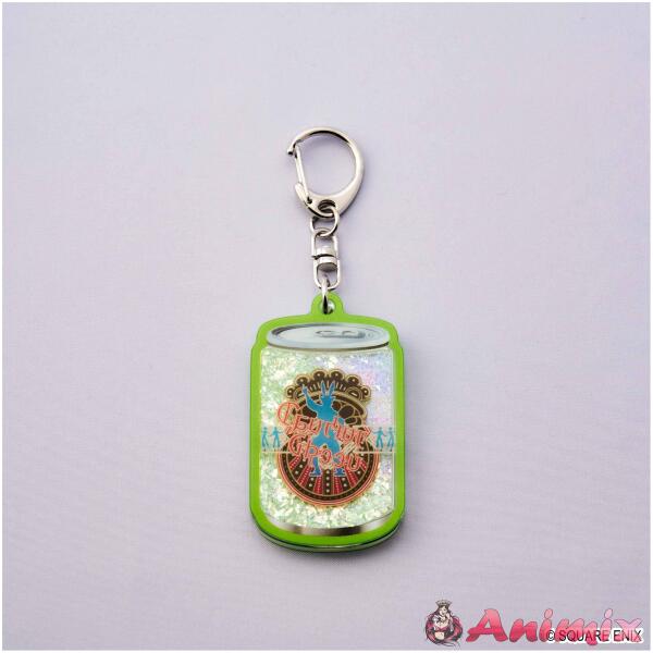 Final Fantasy XIV Energy Drink-Shaped Glitter Keychain