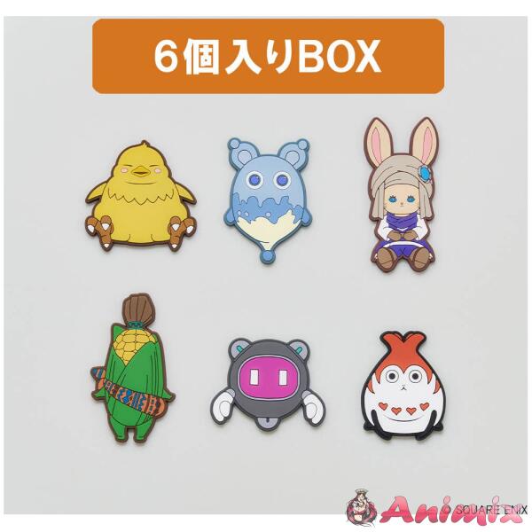 Final Fantasy XIV Rubber Magnet Collection Vol.1: 1Box (6pcs)