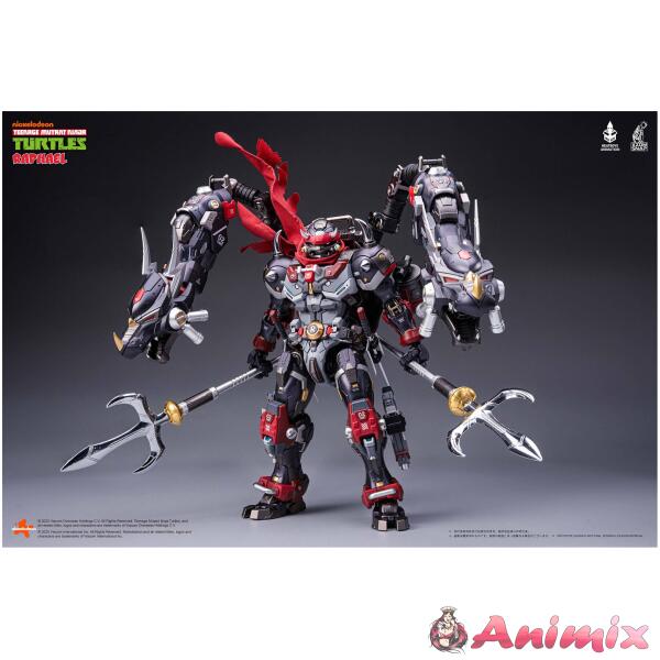HB0095 Teenage Mutant Ninja Turtles Raphael Akasatsu Alloy Movable Figure