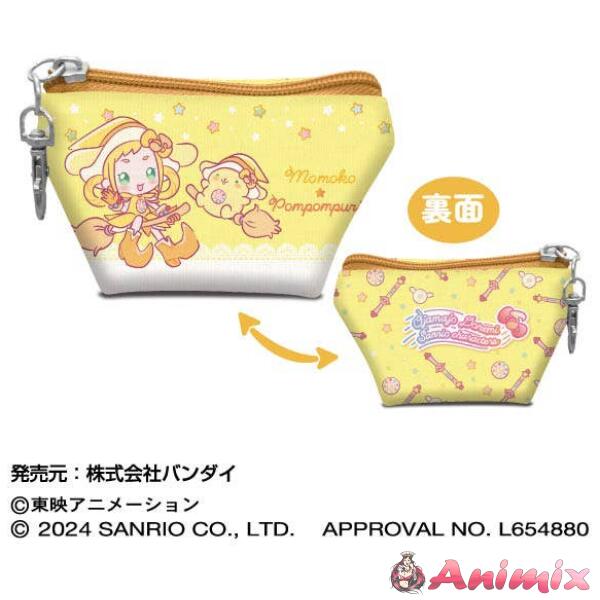 Ojamajo Doremi x Sanrio Characters: Earphone Pouch 05 Momoko x Pompompurin